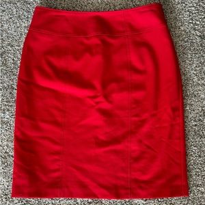 Red Pencil Skirt